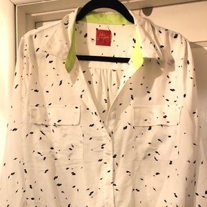 John + Jenn funky dress shirt